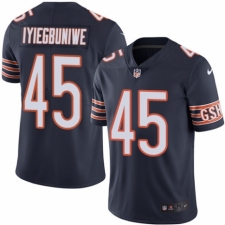 Youth Nike Chicago Bears #45 Joel Iyiegbuniwe Navy Blue Team Color Vapor Untouchable Limited Player NFL Jersey