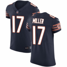 Men's Nike Chicago Bears #17 Anthony Miller Navy Blue Team Color Vapor Untouchable Elite Player NFL Jersey