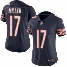 Women's Nike Chicago Bears #17 Anthony Miller Navy Blue Team Color Vapor Untouchable Elite Player NFL Jersey
