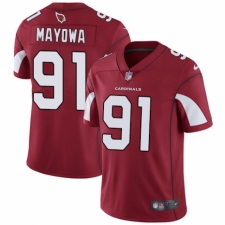Men's Nike Arizona Cardinals #91 Benson Mayowa Red Team Color Vapor Untouchable Limited Player NFL Jersey