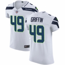 Men's Nike Seattle Seahawks #49 Shaquem Griffin White Vapor Untouchable Elite Player NFL Jersey