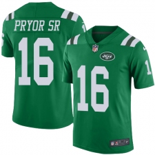 Youth Nike New York Jets #16 Terrelle Pryor Sr. Limited Green Rush Vapor Untouchable NFL Jersey