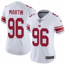 Women's Nike New York Giants #96 Kareem Martin White Vapor Untouchable Limited Player NFL Jersey
