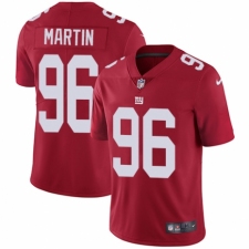 Youth Nike New York Giants #96 Kareem Martin Red Alternate Vapor Untouchable Elite Player NFL Jersey