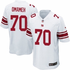 Men's Nike New York Giants #70 Patrick Omameh Game White NFL Jersey