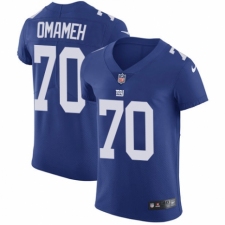 Men's Nike New York Giants #70 Patrick Omameh Royal Blue Team Color Vapor Untouchable Elite Player NFL Jersey