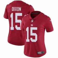 Women's Nike New York Giants #15 Riley Dixon Red Alternate Vapor Untouchable Limited Player NFL Jersey