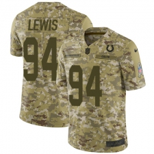 Men's Nike Indianapolis Colts #94 Tyquan Lewis Limited Camo 2018 Salute to Service NFL Jersey