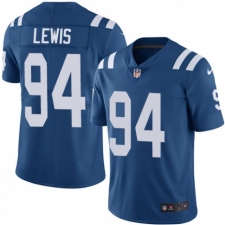 Men's Nike Indianapolis Colts #94 Tyquan Lewis Royal Blue Team Color Vapor Untouchable Limited Player NFL Jersey