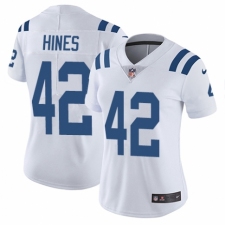 Women's Nike Indianapolis Colts #42 Nyheim Hines White Vapor Untouchable Limited Player NFL Jersey