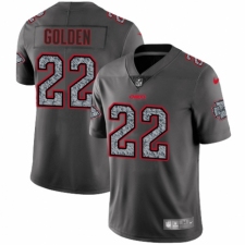 Men's Nike Kansas City Chiefs #22 Robert Golden Gray Static Vapor Untouchable Limited NFL Jersey