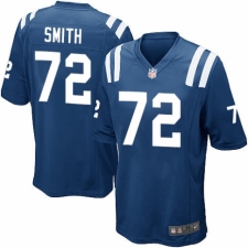 Men's Nike Indianapolis Colts #72 Braden Smith Game Royal Blue Team Color NFL Jersey