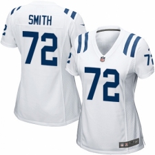 Women's Nike Indianapolis Colts #72 Braden Smith Game White NFL Jersey