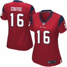 Women's Nike Houston Texans #16 Keke Coutee Game Red Alternate NFL Jersey