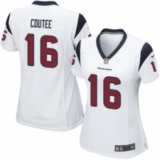 Women's Nike Houston Texans #16 Keke Coutee Game White NFL Jersey