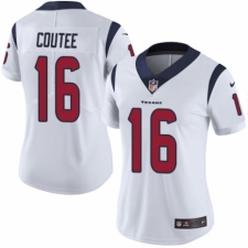 Women's Nike Houston Texans #16 Keke Coutee White Vapor Untouchable Limited Player NFL Jersey