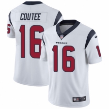 Youth Nike Houston Texans #16 Keke Coutee White Vapor Untouchable Limited Player NFL Jersey
