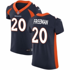 Men's Nike Denver Broncos #20 Royce Freeman Navy Blue Alternate Vapor Untouchable Elite Player NFL Jersey