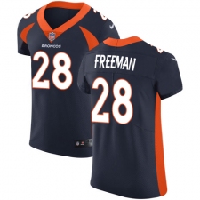 Men's Nike Denver Broncos #28 Royce Freeman Navy Blue Alternate Vapor Untouchable Elite Player NFL Jersey