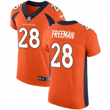 Men's Nike Denver Broncos #28 Royce Freeman Orange Team Color Vapor Untouchable Elite Player NFL Jersey