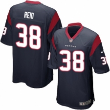 Men's Nike Houston Texans #38 Justin Reid Game Navy Blue Team Color NFL Jersey