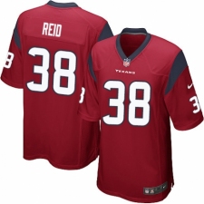Men's Nike Houston Texans #38 Justin Reid Game Red Alternate NFL Jersey
