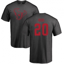 NFL Nike Houston Texans #20 Justin Reid Ash One Color T-Shirt