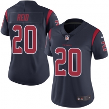 Women's Nike Houston Texans #20 Justin Reid Limited Navy Blue Rush Vapor Untouchable NFL Jersey