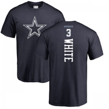 NFL Nike Dallas Cowboys #3 Mike White Navy Blue Backer T-Shirt