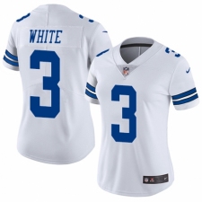 Women's Nike Dallas Cowboys #3 Mike White Vapor Untouchable Limited Player NFL Jersey