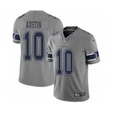 Men's Dallas Cowboys #10 Tavon Austin Limited Gray Inverted Legend Football Jersey