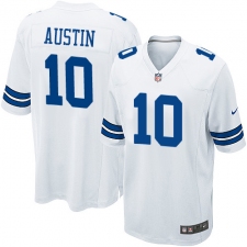 Men's Nike Dallas Cowboys #10 Tavon Austin Game White NFL Jersey
