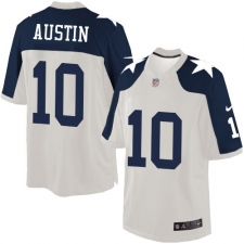 Men's Nike Dallas Cowboys #10 Tavon Austin Limited White Throwback Alternate NFL Jersey