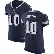 Men's Nike Dallas Cowboys #10 Tavon Austin Navy Blue Team Color Vapor Untouchable Elite Player NFL Jersey