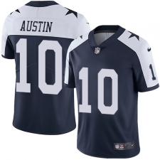 Men's Nike Dallas Cowboys #10 Tavon Austin Navy Blue Throwback Alternate Vapor Untouchable Limited Player NFL Jersey