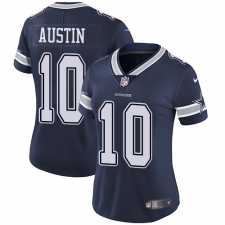 Women's Nike Dallas Cowboys #10 Tavon Austin Navy Blue Team Color Vapor Untouchable Limited Player NFL Jersey