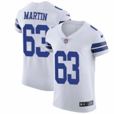 Men's Nike Dallas Cowboys #63 Marcus Martin White Vapor Untouchable Elite Player NFL Jersey