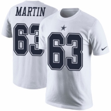 NFL Men's Nike Dallas Cowboys #63 Marcus Martin White Rush Pride Name & Number T-Shirt