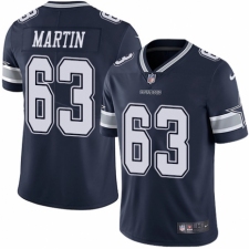 Youth Nike Dallas Cowboys #63 Marcus Martin Navy Blue Team Color Vapor Untouchable Limited Player NFL Jersey