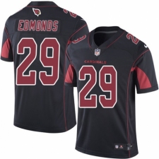 Men's Nike Arizona Cardinals #29 Chase Edmonds Elite Black Rush Vapor Untouchable NFL Jersey