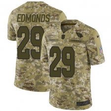 Men's Nike Arizona Cardinals #29 Chase Edmonds Limited Camo 2018 Salute to Service NFL Jersey
