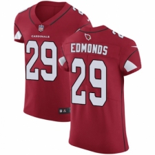 Men's Nike Arizona Cardinals #29 Chase Edmonds Red Team Color Vapor Untouchable Elite Player NFL Jersey
