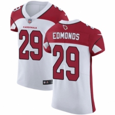 Men's Nike Arizona Cardinals #29 Chase Edmonds White Vapor Untouchable Elite Player NFL Jersey