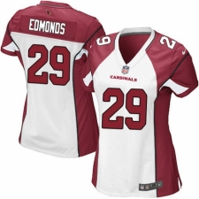 Women's Nike Arizona Cardinals #29 Chase Edmonds Game White NFL Jersey