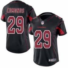 Women's Nike Arizona Cardinals #29 Chase Edmonds Limited Black Rush Vapor Untouchable NFL Jersey