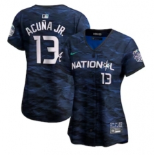 Women's National League #13 Ronald Acuña Jr. Nike Royal 2023 MLB All-Star Game Limited Player Jersey
