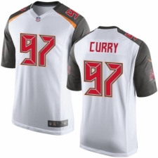 Men's Nike Tampa Bay Buccaneers #97 Vinny Curry Game White NFL Jersey