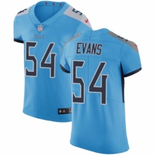 Men's Nike Tennessee Titans #54 Rashaan Evans Light Blue Alternate Vapor Untouchable Elite Player NFL Jersey