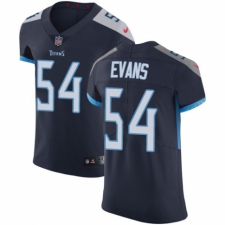 Men's Nike Tennessee Titans #54 Rashaan Evans Navy Blue Team Color Vapor Untouchable Elite Player NFL Jersey