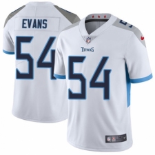 Men's Nike Tennessee Titans #54 Rashaan Evans White Vapor Untouchable Limited Player NFL Jersey